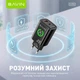 Сетевое зарядное устройство комплект BAVIN PC2196Y-С PD 25W Type-C/USB-A + кабель Type-C/USB-A 18W Black - изображение 7