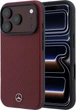 Etui-portfel na smartfon Apple iPhone 18 Pro/17 Pro Mercedes-Benz Grill Pattern Leather MagSafe Burgundy (MEHMBWP18L25PWPR) - obraz 2