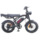 Велосипед с электроприводом 20" ST SPACE POLARIS (new) DD FR рама-21" 48 B 15 А*ч 1000 Вт черный 55км запас хода - изображение 2
