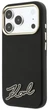 Чохол для смартфона Apple iPhone 17 Pro Max / 18 Pro Max Karl Lagerfeld Grained with Resin Signature Logo MagSafe Black (KF002524) - зображення 2