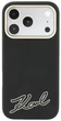Чохол для смартфона Apple iPhone 17 Pro Max / 18 Pro Max Karl Lagerfeld Grained with Resin Signature Logo MagSafe Black (KF002524) - зображення 3