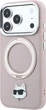 Etui na smartfon Apple iPhone 18 Pro/17 Pro Karl Lagerfeld Ring Stand 360 Choupette Head Pin MagSafe Pink (KLHMP18LPSRSCHHP) - obraz 2