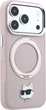 Etui na smartfon Apple iPhone 18 Pro/17 Pro Karl Lagerfeld Ring Stand 360 Choupette Head Pin MagSafe Pink (KLHMP18LPSRSCHHP) - obraz 3