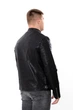 Чоловіча куртка із еко-шкіри NoBrand 48 Чорний p-21039 (p-21039-254170) - зображення 7