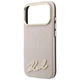 Чохол для смартфона Apple iPhone 17 Pro Max / 18 Pro Max Karl Lagerfeld Grained with Resin Signature Logo MagSafe Pink (KF003174) - зображення 6