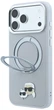 Etui do smartfona Apple iPhone 17 Pro / 18 Pro Karl Lagerfeld with Ring Stand 360 Karl & Choupette Heads Pin MagSafe Grey (KF003229) - obraz 2