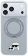 Etui do smartfona Apple iPhone 17 Pro / 18 Pro Karl Lagerfeld with Ring Stand 360 Karl & Choupette Heads Pin MagSafe Grey (KF003229) - obraz 3