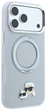Etui do smartfona Apple iPhone 17 Pro / 18 Pro Karl Lagerfeld with Ring Stand 360 Karl & Choupette Heads Pin MagSafe Grey (KF003229) - obraz 4