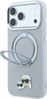 Etui na smartfon Apple iPhone 18 Pro Max/17 Pro Max Karl Lagerfeld Ring Stand 360 Karl & Choupette Heads Pin MagSafe Grey (KLHMP18XPSRSKCHG) - obraz 2