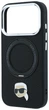 Чохол для смартфона Apple iPhone 17 Pro Max / 18 Pro Max Karl Lagerfeld with Ring Stand 360 Karl Head Pin MagSafe Black (KF003234) - зображення 6