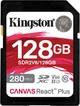 Карта памяти Kingston SDXC 128GB Class 10 UHS-II U3 V60 - изображение 1