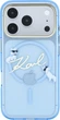 Etui na smartfon Apple iPhone 18 Pro/17 Pro Karl Lagerfeld Script Logo MagSafe Light Blue (KLHMP18X5HKSCAL) - obraz 2