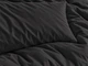 Комплект постельного белья Zastelli полуторный 145х210 см 19-4006 Black микрофибра Черный (2555000016684) - изображение 2