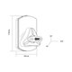 Настінний кронштейн для акустичних колонок Cabletech максимальне навантаження 10 кг, 2 шт (UCH0122-1) - зображення 5