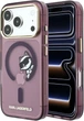 Etui na smartfon Apple iPhone 18 Pro/17 Pro Karl Lagerfeld Peekaboo Logo MagSafe Burgundy (KLHMP18L6HCPSCR) - obraz 1