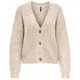 Кардиган ONLZOEY L/S V-NECK CARDIGAN KNT NOOS ONLY 15215618-Whitecap Gray MELANGE XS Білий (5715913359699) - зображення 1