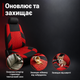Автомобильные чехлы на полный комплект для 5 сидений в машину красного цвета защитные передний и задний ряд в наборе. - изображение 8