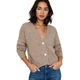 Кардиган ONLZOEY L/S V-NECK CARDIGAN KNT NOOS ONLY 15215618-Woodsmoke W. MELANGE M Коричневий (5714914349937) - зображення 4