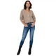 Кардиган ONLZOEY L/S V-NECK CARDIGAN KNT NOOS ONLY 15215618-Woodsmoke W. MELANGE M Коричневий (5714914349937) - зображення 3