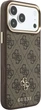 Etui na smartfon Apple iPhone 18 Pro Max/17 Pro Max Guess 4G z portfelem Magsafe Brown (GUBPHCP18XP4SM44CW) - obraz 4