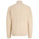 Светр JPRBLUCALLUM CABLE KNIT ROLL NECK Jack & Jones 12299948-Parchment Melange M Білий (5715913041594) - изображение 2