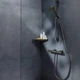 Змішувач для ванни Hansgrohe Ecostat Fine Brushed Black Chrome з термостатом (13325340) - изображение 4