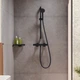 Душовий набір з термостатом Hansgrohe Activera Select S 0.65 EcoSmart Ecostat Fine Matt Black (28876670) - зображення 2