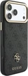 Etui na smartfon Apple iPhone 18 Pro Max/17 Pro Max Guess 4G z portfelem i smyczą Magsafe Black (GUBPHUP18XP4SM44CK) - obraz 4