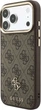 Etui na smartfon Apple iPhone 18 Pro Max/17 Pro Max Guess 4G z portfelem i smyczą Magsafe Brown (GUBPHUP18XP4SM44CW) - obraz 3