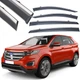 Дефлектори вікон вітровики Benke для Ford Edge 2014-2018 Хром Молдинг Нержавіюча сталь 3D (BFDEG1523-W/S) - изображение 1