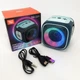 Портативна Bluetooth-колонка TG359 7W з RGB-підсвіткою, акумуляторна колонка для музики. Колір: синій - зображення 1