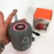 Портативна колонка TG655 5W з RGB-підсвіткою і ремінцем, гучна блютуз-колонка. Колір: сірий - зображення 8