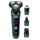 Электробритва 4 в 1 Shaver 9D зеленая - изображение 1