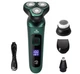 Электробритва 4 в 1 Shaver 9D зеленая - изображение 6
