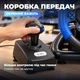 Игровой руль с коробкой передач руль для пк и ps4 ps3 руль с педалями газа и тормоза вибрация угол поворота 180 градусов проводной USB для гоночных игр черно синий - изображение 5