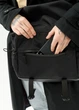 Сумка для ноутбука Sambag Roll з перфорацією 33х26х11 см чорна екошкіра - зображення 7