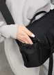 Жіноча сумка для ноутбука Sambag 33х26х11 см екошкіра з перфорацією чорна - зображення 7