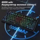 Бездротова ігрова механічна клавітура Aula F75 Contour lines Green 75%, Hot-Swap, RGB, 2.4GHz/Bluetooth/USB - зображення 8