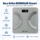 Весы напольные Grifon BS18WGLGR Smart 180 кг 100 г 2хAAA Gray - изображение 1