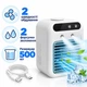 Мінікондиціонер портативний Cold Air Humidifier L7 охолоджувач повітря зі зволоженням 500 мл USB білий (SKU-700) - изображение 2