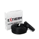 Комплект теплої підлоги Extherm ETC ECO 1600 Вт 8 м², двожильний нагрівальний кабель 80 м, з Wi-Fi терморегулятором TWE02 White (ETC 80) - зображення 3