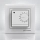 Терморегулятор механічний для теплої підлоги EasyTherm ET-20M 16 А з датчиком підлоги білий матовий (55539) - зображення 1