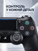 Беспроводной геймпад Doubleshock для PS4, PS3, ПК, Android и iOS, черный - изображение 3