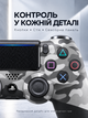 Беспроводной геймпад Doubleshock для PS4, PS3, ПК, Android и iOS, серый камуфляж - изображение 3