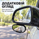 Додаткове бічне автомобільне дзеркало сліпих зон 360° для паркування ОВАЛЬНЕ чорне 10.5×5 см 1 шт - зображення 12