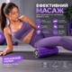Масажний ролик, валик для йоги та масажу спини (масажер для спини, шиї, ніг) OSPORT 33х14см (OF-0320) Фіолетовий - зображення 1