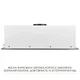 Вытяжка полновстраиваемая WEILOR LUMINA WBG 68 WHITE - изображение 12