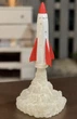 Настольный LED-светильник Ракета – декоративная лампа-ночник с эффектом запуска ракеты, космический светильник для спальни и детской комнаты - изображение 2