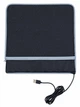 Электрическая грелка для ног и рук USB с подогревом, плюшевая, 32,5×31 см, серая - изображение 5