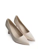 Туфлі на підборах жіночі Meideli 6264/Beige/Polish/L8337-9/B 37 Бежевий - изображение 2